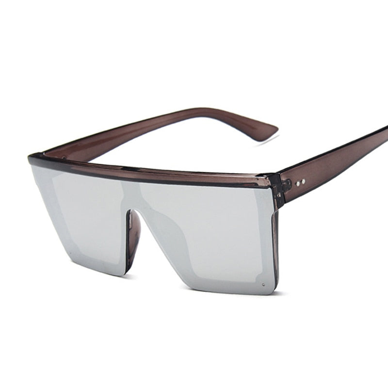 Square Frame Oversized Large Unisex Sunglasses