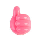 Storage Hooks Thumbs Up Rubber - Phone Cords Keys Sunglasses Holder