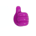 Storage Hooks Thumbs Up Rubber - Phone Cords Keys Sunglasses Holder