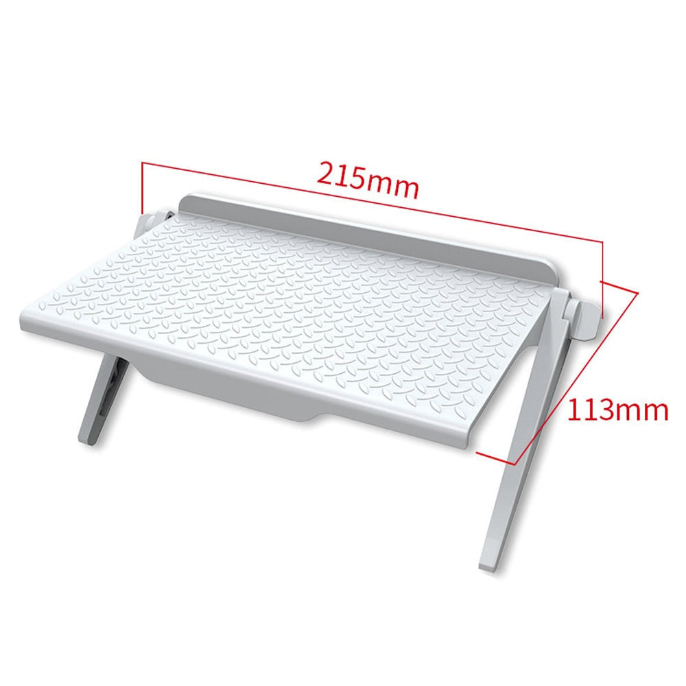 TV & Monitor Shelf Stand Organiser Desk Home Storage