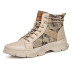 Camo Army Desert Boots Tactical Hiking Work Boots
