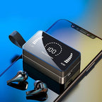 Earbuds Wireless Earphones With Long-Lasting 3500mAh Mirror Case Fast Charging