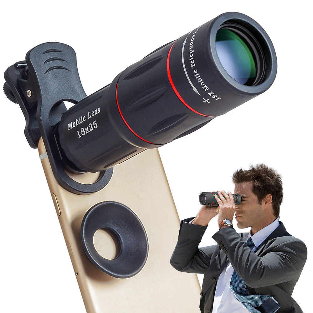 Phone Telescopic Camera Power Zoom Smartphone Telescope 18X Telephoto Lens