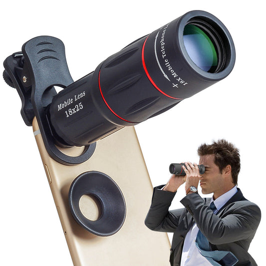 Long Distance Mobile Phone Photography Telescopic Zoom 18X Photos Telescope Smartphone Telephoto Lens With Tripod