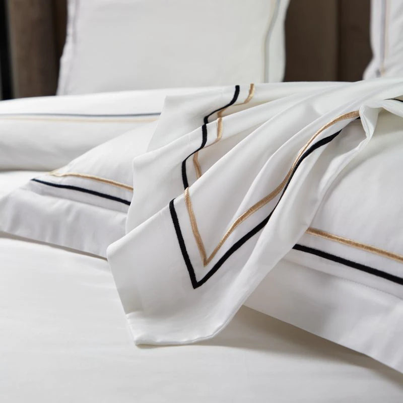 Hotel Quality Bedding Set "The Ambassador" 1000TC Luxury Egyptian Cotton Sheets Quilt Cover Queen King