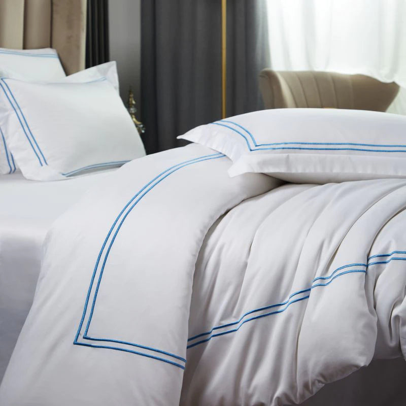 Hotel Quality Bedding Set "The Ambassador" 1000TC Luxury Egyptian Cotton Sheets Quilt Cover Queen King