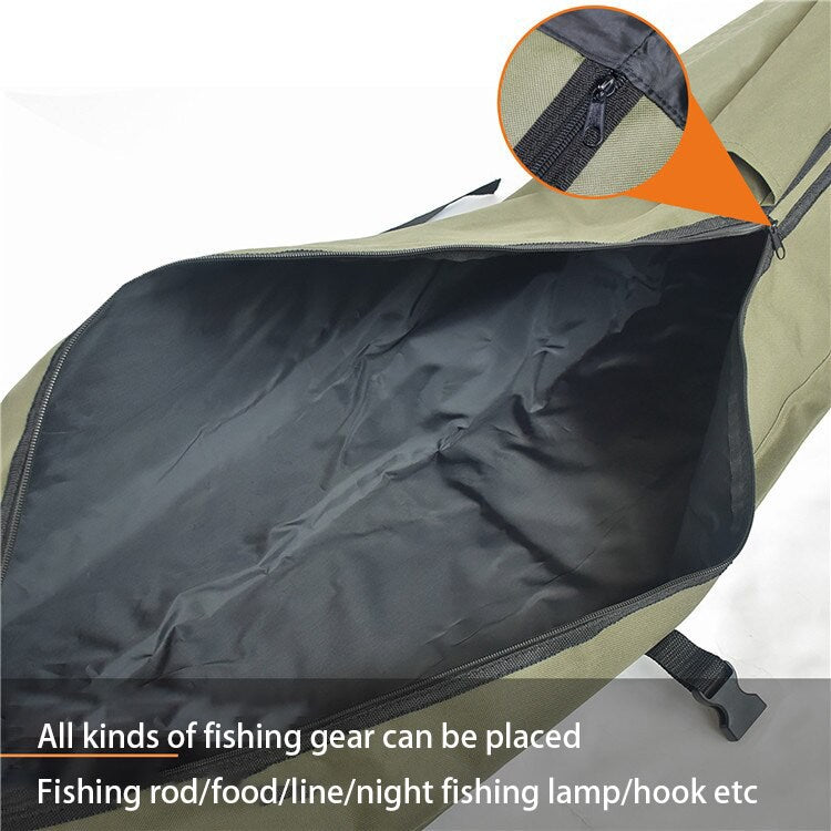 Fishing Rod Case Carry Bag Equipment Storage Holder