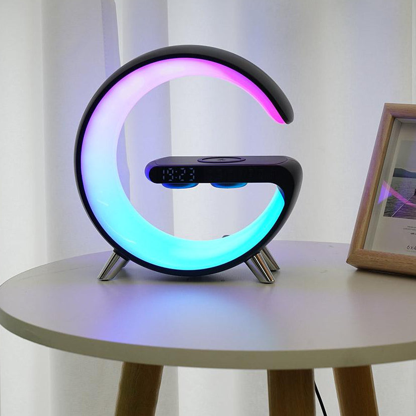 G Lamp Phone Charging Station Music Speaker 15W With App Control