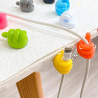 Storage Hooks Thumbs Up Rubber - Phone Cords Keys Sunglasses Holder
