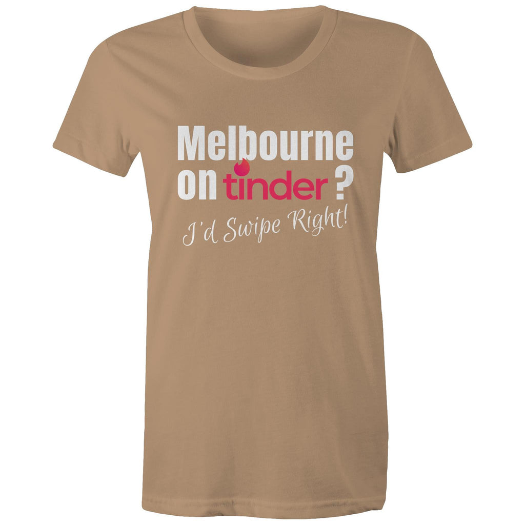 Tinder Funny Dating Tee Women's T-shirt Melbourne