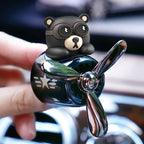 Air Bear Car Air Freshener Pilot Air Vent Clip On Fresh Driving Aroma