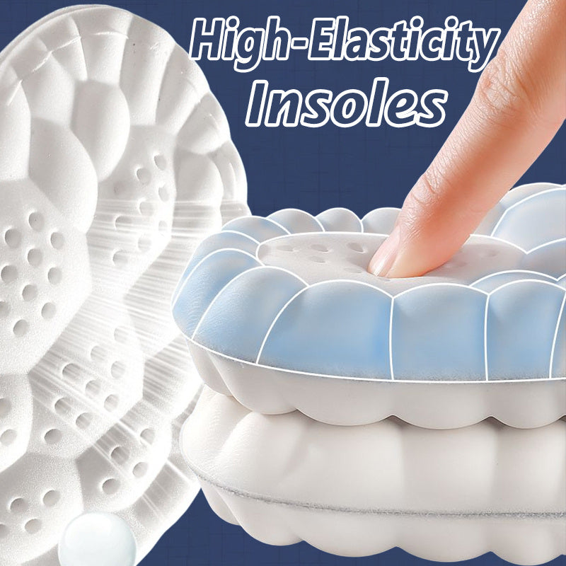 Shoe Insoles 4D Shock Absorbing Inserts for Sports of Everyday Shoes