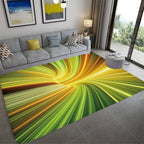 Optical Illusion 3D Vortex Rugs Trippy Home Floor Mats