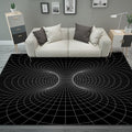 Optical Illusion 3D Vortex Rugs Trippy Home Floor Mats