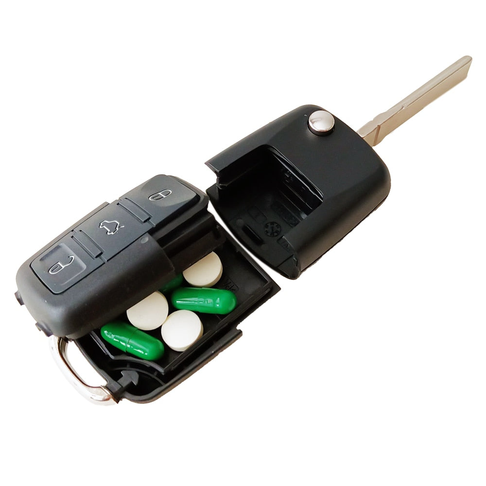 Secret Stash Car Key Fob Hide Money Valuables Hidden Compartment
