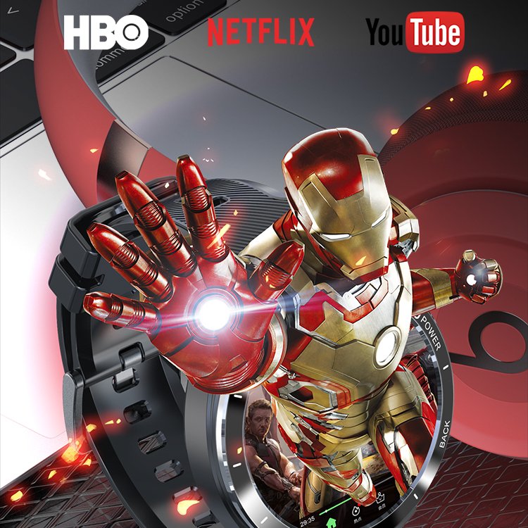 Dual-Camera SmartWatch Video Streaming HD Ultra Z40 With WiFi 4G-LTE & GPS