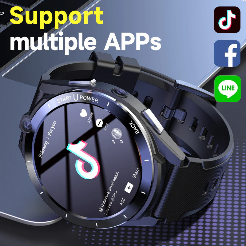 Dual-Camera SmartWatch Video Streaming HD Ultra Z40 With WiFi 4G-LTE & GPS