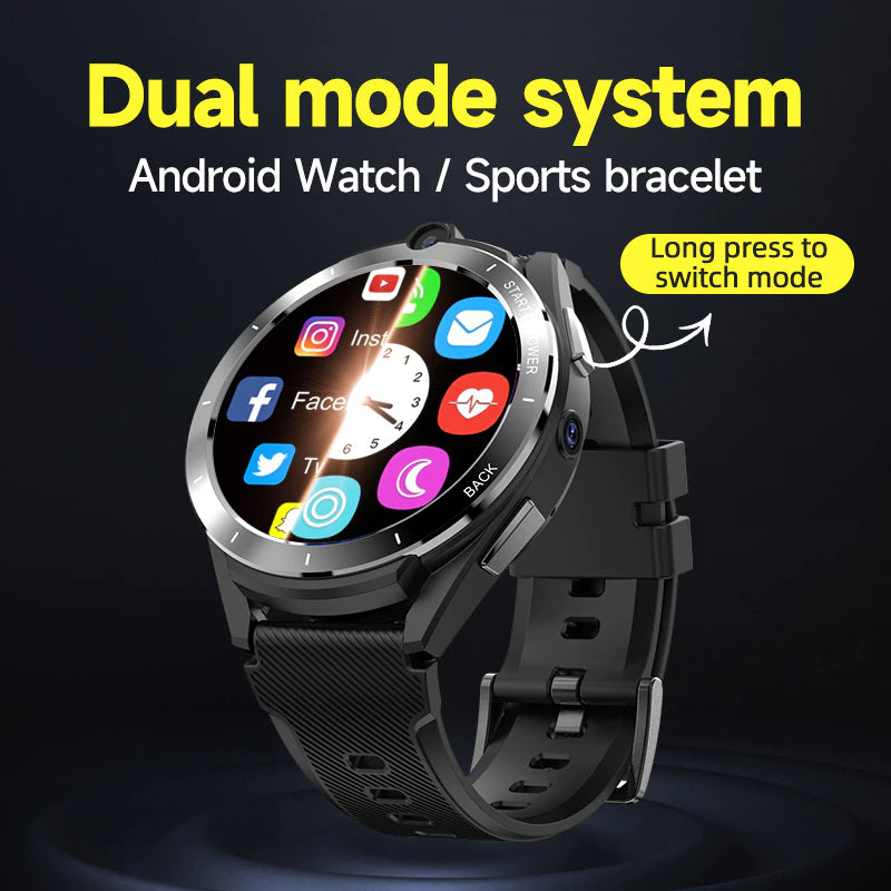 Dual-Camera SmartWatch Video Streaming HD Ultra Z40 With WiFi 4G-LTE & GPS