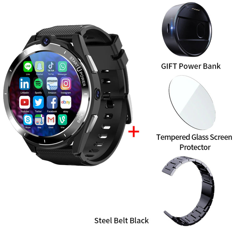 Video Streaming HD Dual-Camera SmartWatch Ultra Z40 With WiFi 4G-LTE & GPS