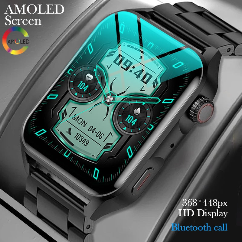 Smart Watch Split-Screen Always On HD Display Ultra Thin