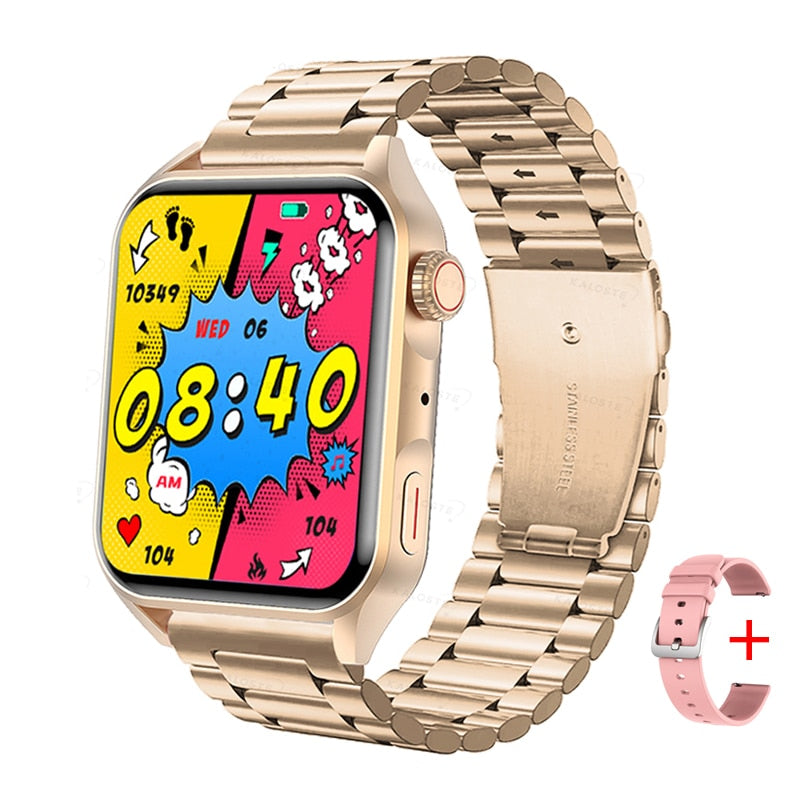 Smart Watch Split-Screen Always On HD Display Ultra Thin