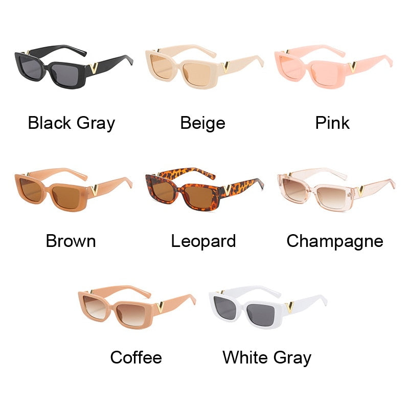 V-Frame Slimline Stylish Women's Sunglasses