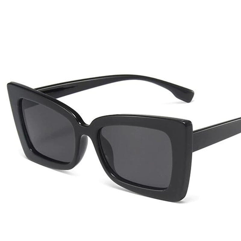 Vintage Square Butterfly Sunglasses Retro Classic Design