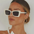 Vintage Square Butterfly Sunglasses Retro Classic Design