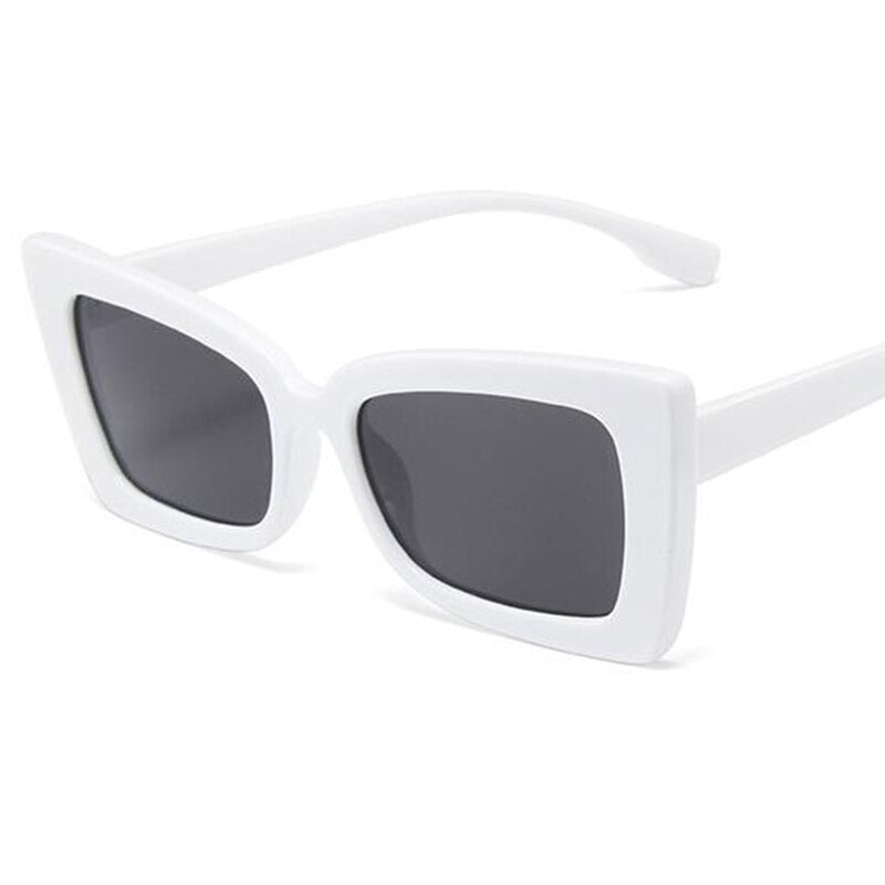 Vintage Square Butterfly Sunglasses Retro Classic Design