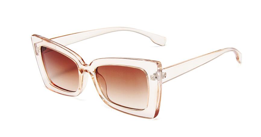 Vintage Square Butterfly Sunglasses Retro Classic Design