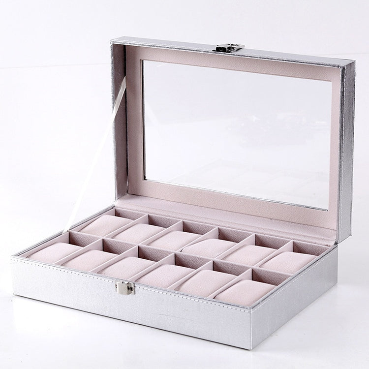 Watch Storage Box Glass Luxury Watches Organiser Premium Display Case Dust Free