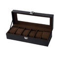 Deluxe Watch Storage Case For Watches Collection Organiser Display Box