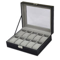 Deluxe Watch Storage Case For Watches Collection Organiser Display Box