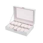 Deluxe Watch Storage Case Glass Luxury Watches Organiser Premium Display Box
