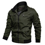 Windbreaker Outwear Bomber Jacket Streetwear Men's