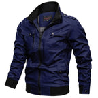 Windbreaker Outwear Bomber Jacket Streetwear Men's