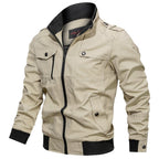 Windbreaker Outwear Bomber Jacket Streetwear Men's
