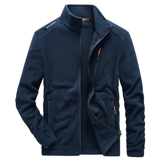 Winter Fleece Jacket Warm Parka Plus-Size Thermal Outdoors Coat
