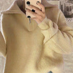 Women's Turtleneck Zip Up Sweater