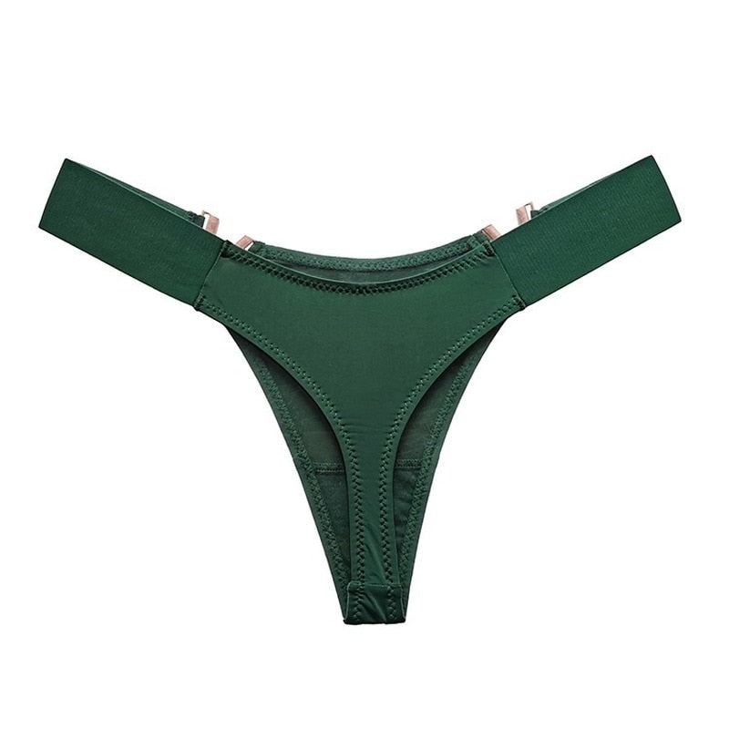 Women's Sports Briefs V-Shaped Low-Waist Underwear Thongs
