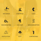 Safety Sneakers Steel Capped Work PPE Breathable Lightweight Shoes