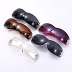 Wrap Hollywood Star Sunglasses Punk Rebel Rocker Y2K