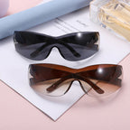 Wrap Hollywood Star Sunglasses Punk Rebel Rocker Y2K