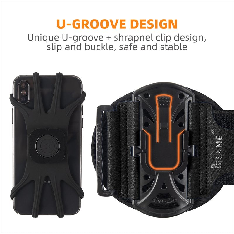 Wristband Mobile Phone Holder Armband for Running Cycling Jogging Walking Sports