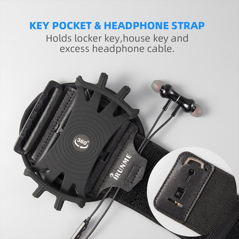 Wristband Mobile Phone Holder Armband for Running Cycling Jogging Walking Sports