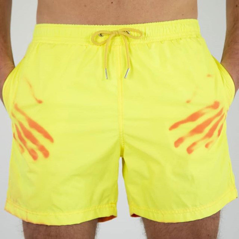 Magic Color Changing Beach Shorts - Swimming Bathers Surf Boardshorts