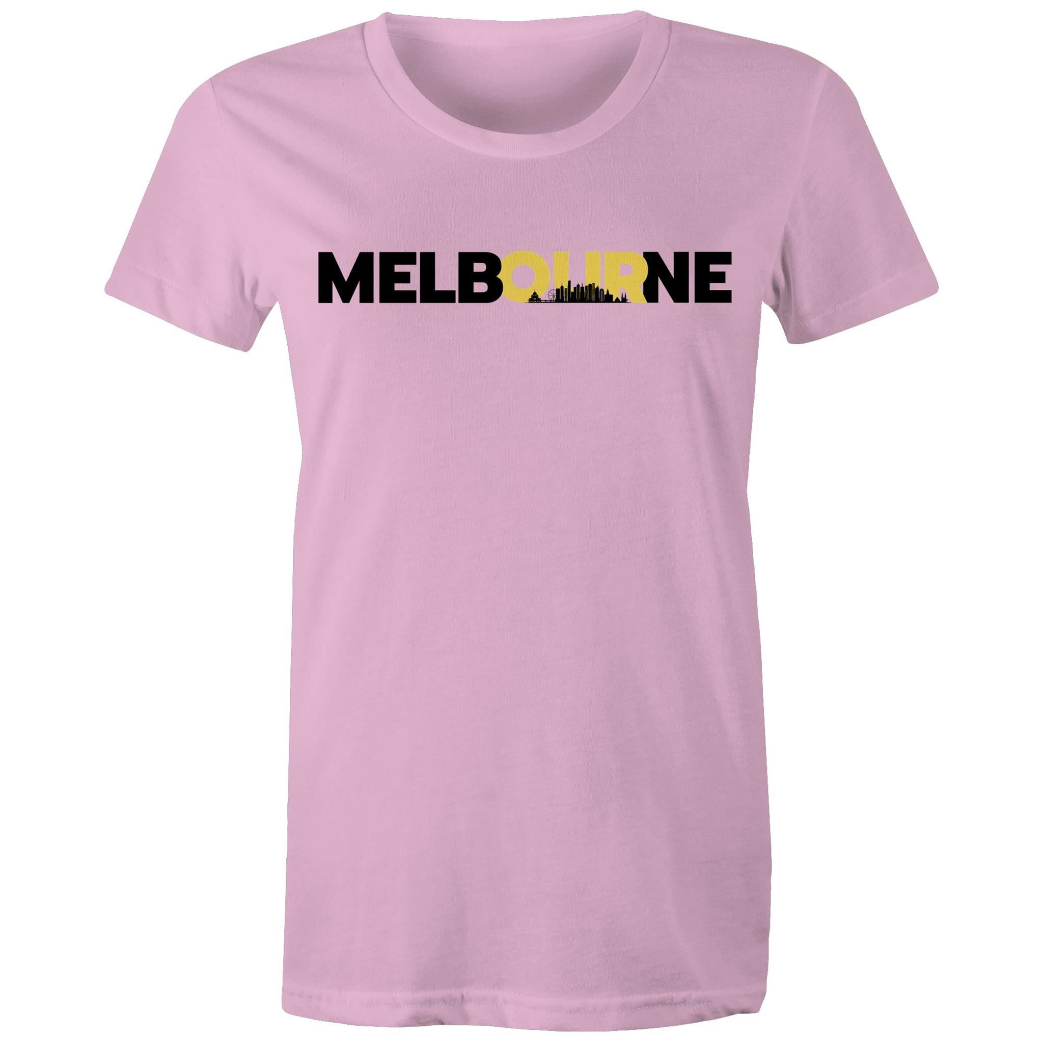 Melbourne City Skyline Skyscrapers Women's T-shirt