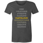 Women's T-shirt Melbourne Awesome Marvellous Dazzling Slogan Tee