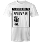 Proud Melbourne Fathers Dads T-shirt Men's Plus Sizes