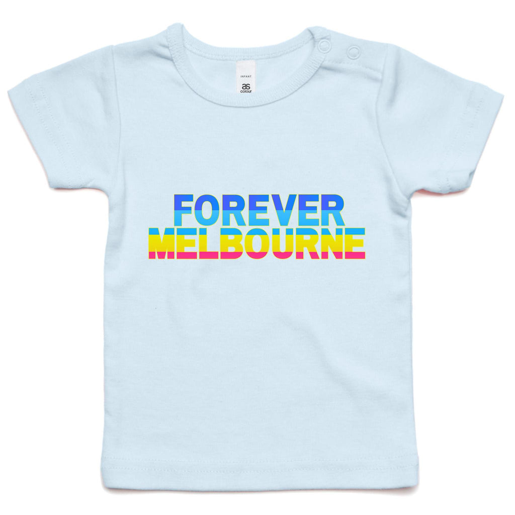 Forever Melbourne - Kids Infant T-shirt Fun Rainbow